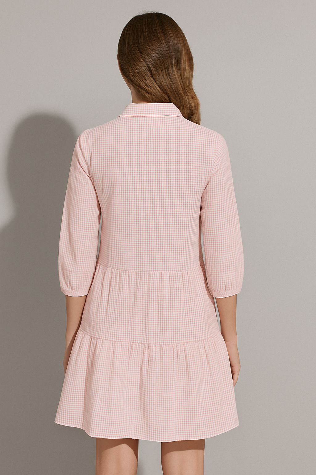 Women's Summer Midi Shirt Dress