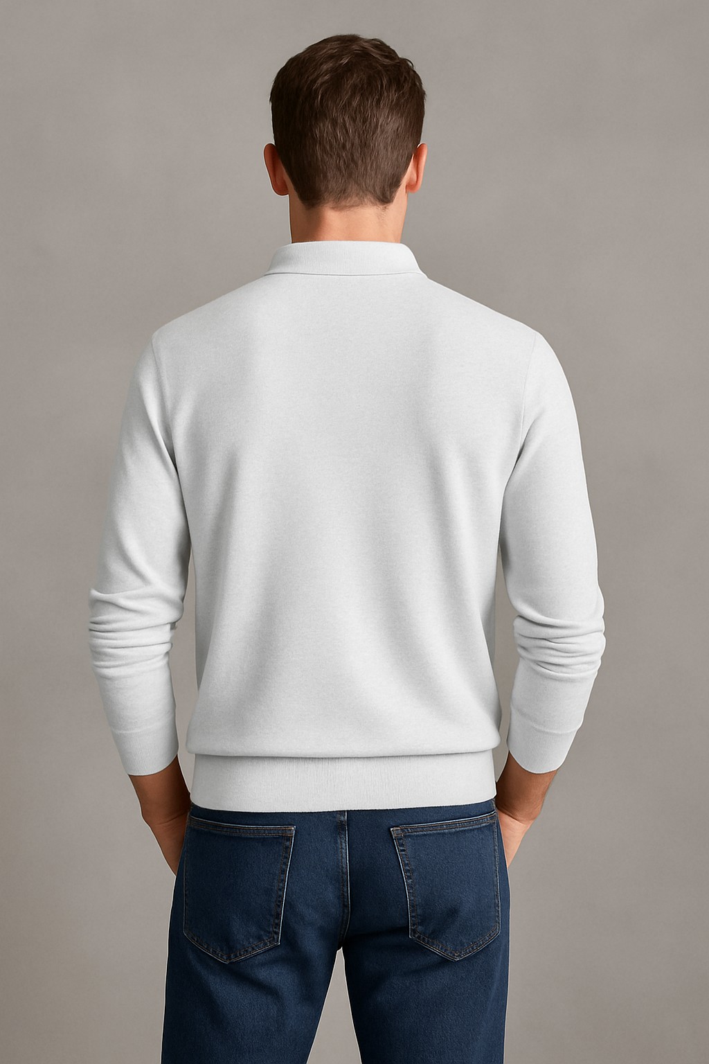 Men's Long Sleeve Summer Polo