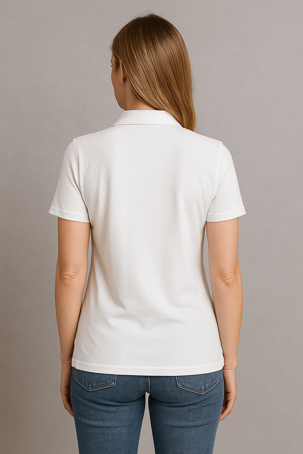 Women's Summer Polo T-Shirt With Short Sleeves
