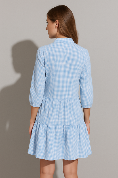 Women's Summer Midi Shirt Dress