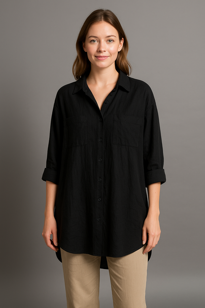Women's Summer Breathable Long Sleeve Blouse